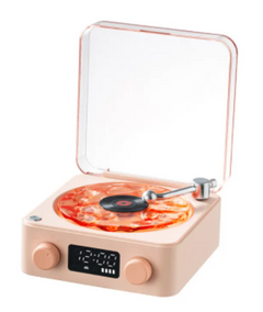 Bluetooth Retro Turntable Speaker with RGB Lights