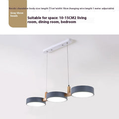 Dining Room Three-head Dining Room Lamp Simple Modern Bar Cafe Chandelier