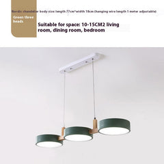 Dining Room Three-head Dining Room Lamp Simple Modern Bar Cafe Chandelier